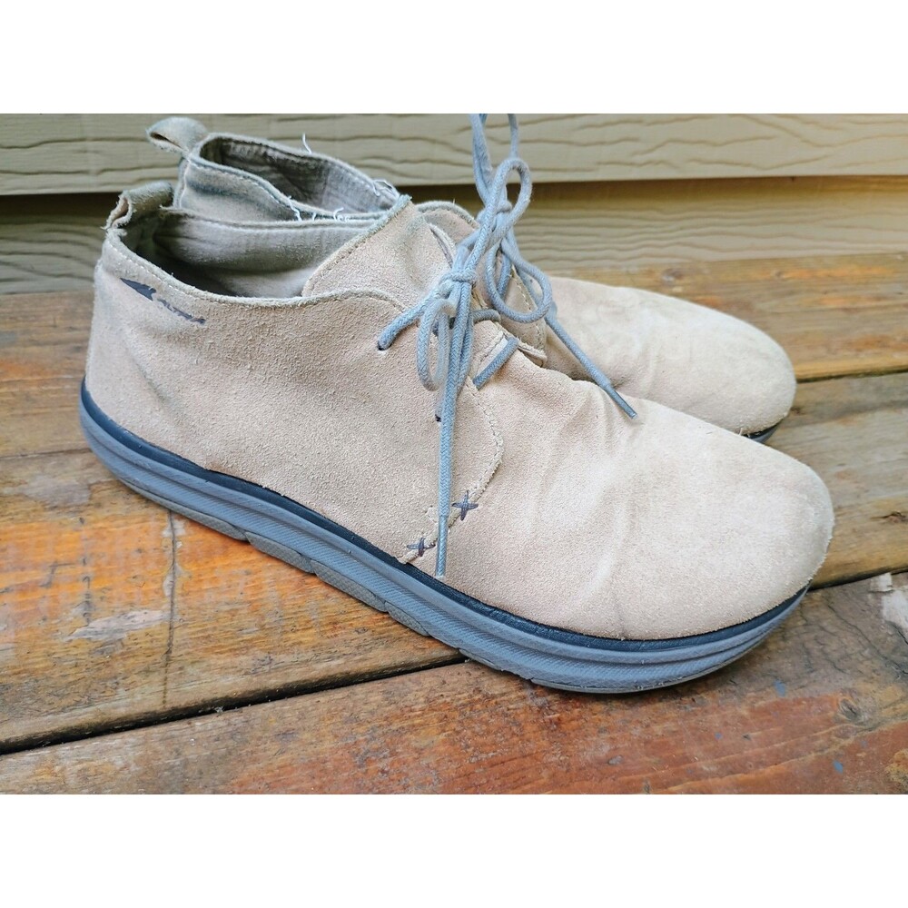 Altra Natural Run Desert Chukka Boots Shoes Mens Size 11.5 - Tan Taupe Suede